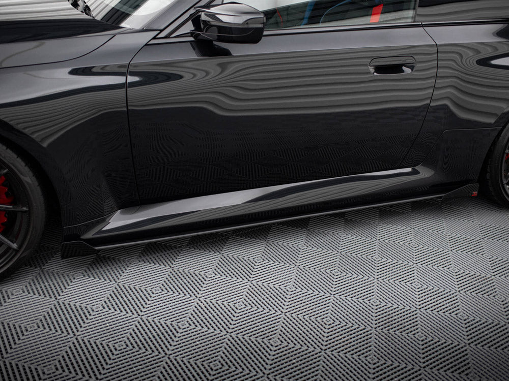 Maxton Design Street PRO Side Skirts Diffusers V.1 + Flaps BMW M2 G87