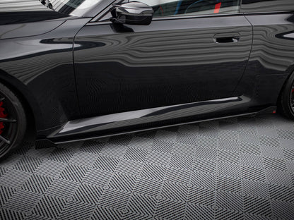 Maxton Design Street PRO Side Skirts Diffusers V.1 + Flaps BMW M2 G87