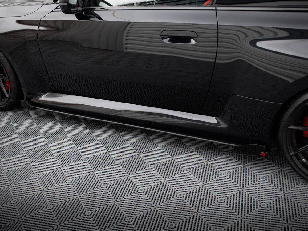 Maxton Design Street PRO Side Skirts Diffusers V.1 + Flaps BMW M2 G87