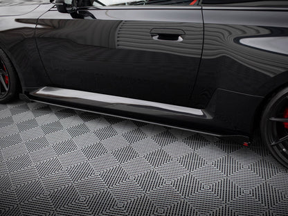 Maxton Design Street PRO Side Skirts Diffusers V.1 + Flaps BMW M2 G87