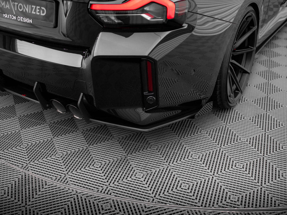 Maxton Design Street Pro Rear Side Splitters V.1 + Flaps BMW M2 G87