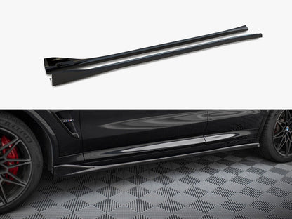 Maxton Design Side Skirts Diffusers BMW X3 M F97 / F97 Facelift