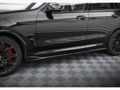 Maxton Design Side Skirts Diffusers BMW X3 M F97 / F97 Facelift
