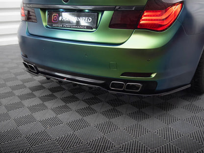 Maxton Design Central Rear Splitter (Vertical Bars) BMW 7 F01