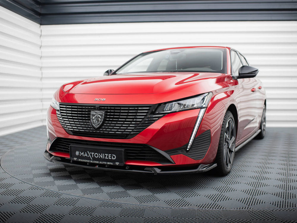 Maxton Design Front Splitter V.2 Peugeot 308 Mk3