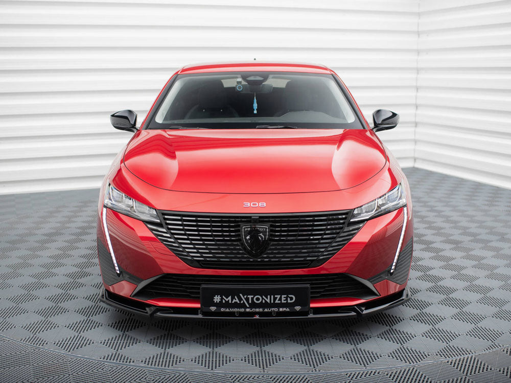 Maxton Design Front Splitter V.2 Peugeot 308 Mk3