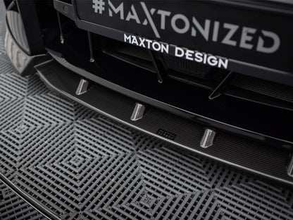 Maxton Design Carbon Fiber Front Splitter V.2 BMW M2 G87