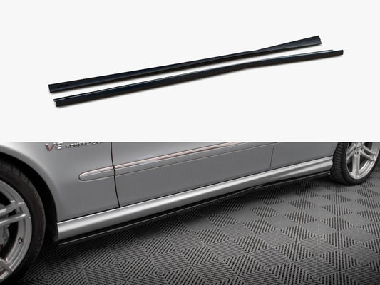 Maxton Design Side Skirts Diffusers Mercedes-Benz E 55 AMG W211