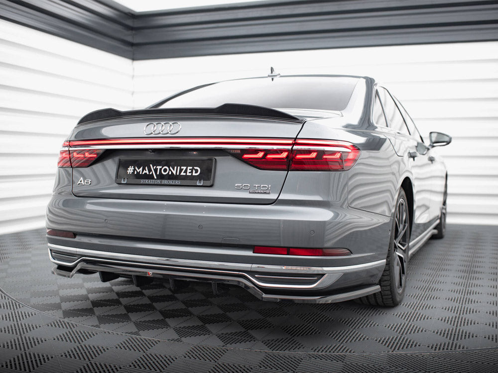 Maxton Design Central Rear Splitter (Vertical Bars) Audi A8 D5