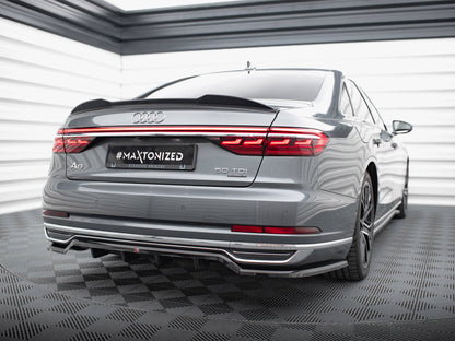 Maxton Design Central Rear Splitter (Vertical Bars) Audi A8 D5