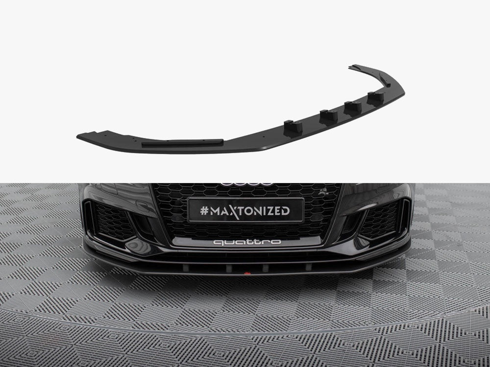 Maxton Design Street PRO Front Splitter Audi RS3 Sedan 8V Facelift