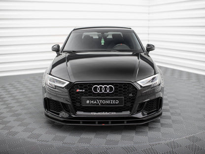 Maxton Design Street PRO Front Splitter Audi RS3 Sedan 8V Facelift