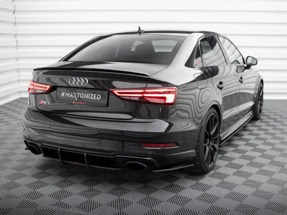 Maxton Design Street Pro Rear Side Splitters Audi RS3 Sedan 8V Facelift