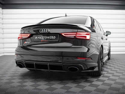 Maxton Design Street PRO Rear Diffuser Audi RS3 Sedan 8V Facelift