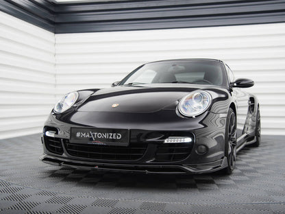 Maxton Design Front Splitter Porsche 911 Turbo 997