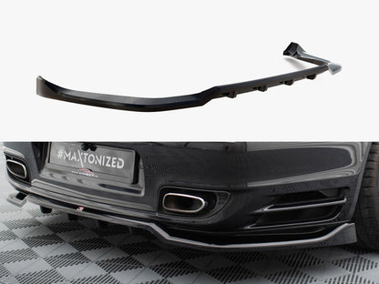 Maxton Design Rear Splitter (Vertical Bars) Porsche 911 Turbo 997