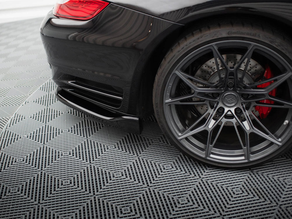 Maxton Design Rear Splitter (Vertical Bars) Porsche 911 Turbo 997