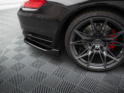 Maxton Design Rear Splitter (Vertical Bars) Porsche 911 Turbo 997
