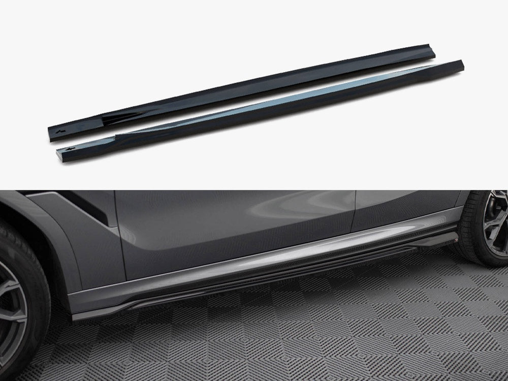 Maxton Design Side Skirts Diffusers V.1 BMW X6 M-Pack G06 Facelift