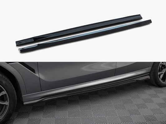 Maxton Design Side Skirts Diffusers V.1 BMW X6 M-Pack G06 Facelift