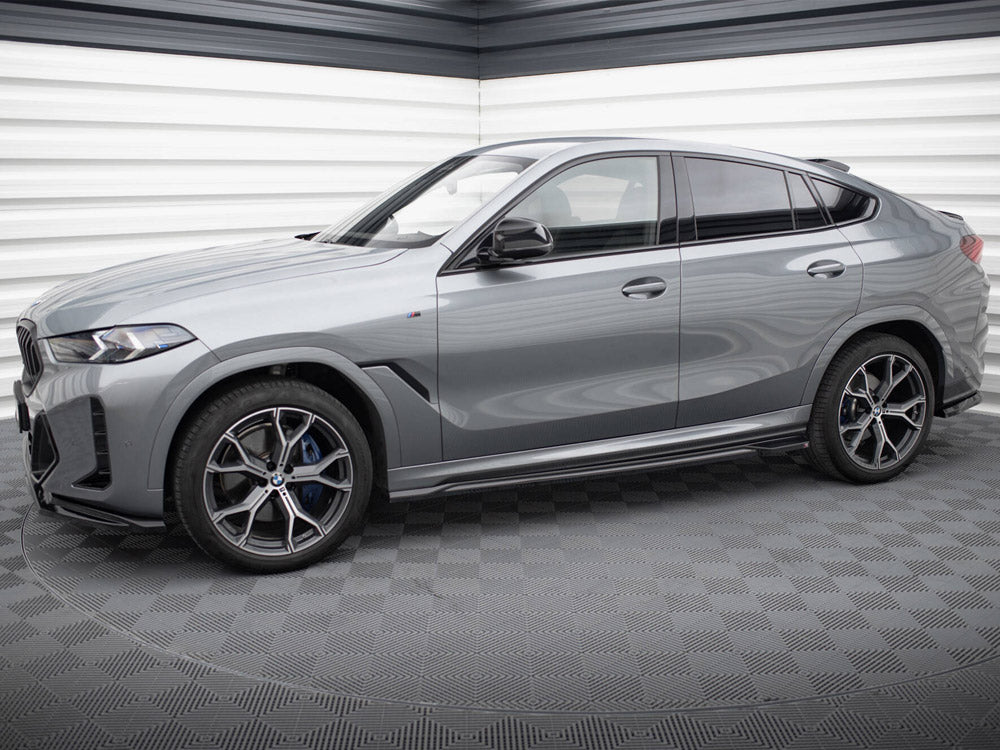 Maxton Design Side Skirts Diffusers V.1 BMW X6 M-Pack G06 Facelift
