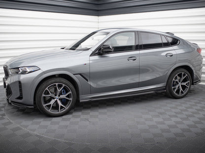 Maxton Design Side Skirts Diffusers V.1 BMW X6 M-Pack G06 Facelift