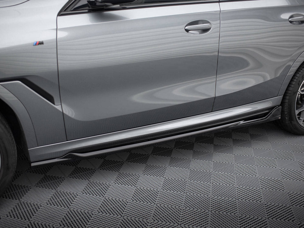 Maxton Design Side Skirts Diffusers V.2 BMW X6 M-Pack G06 Facelift