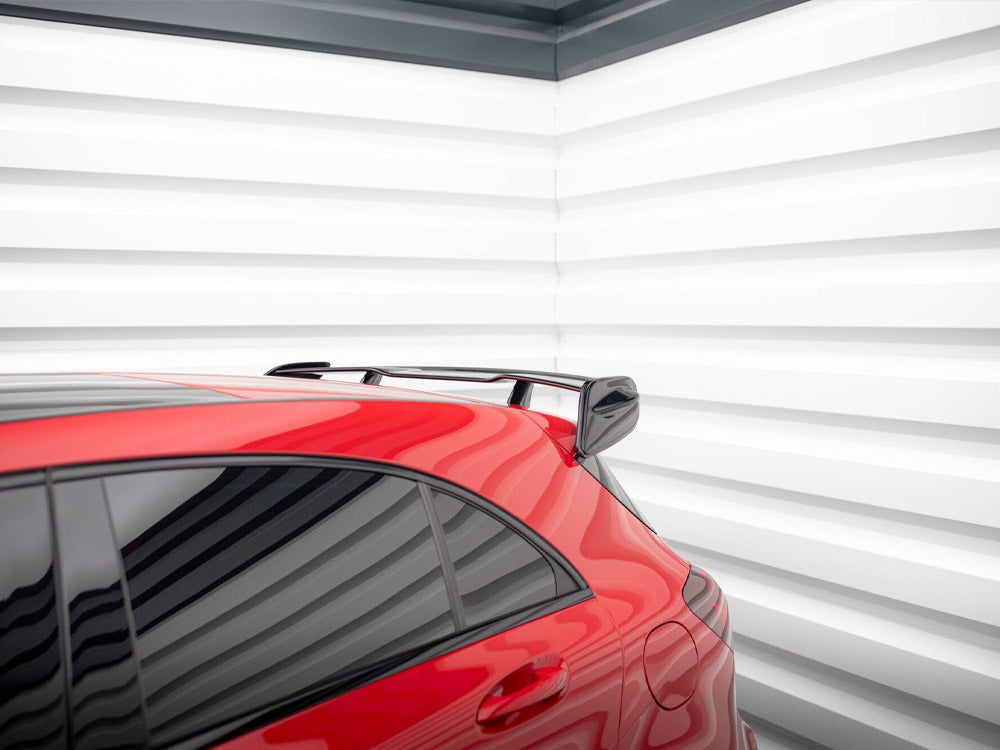 Maxton Design Spoiler Side Extensions Mercedes A W176 AMG Facelift - Textured