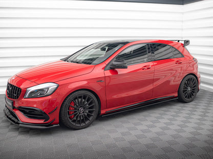 Maxton Design Side Skirts Diffusers Mercedes A W176 / CLA 117 AMG / CLA 117 AMG-Line Facelift