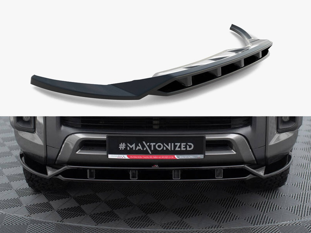 Maxton Design Front Splitter Toyota Hilux Invincible Mk8 Facelift