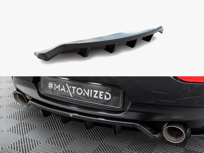 Maxton Design Central Rear Splitter (Vertical Bars) BMW Z4 M-Pack E89 Facelift