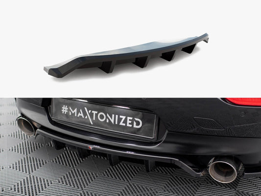 Maxton Design Central Rear Splitter (Vertical Bars) BMW Z4 M-Pack E89 Facelift
