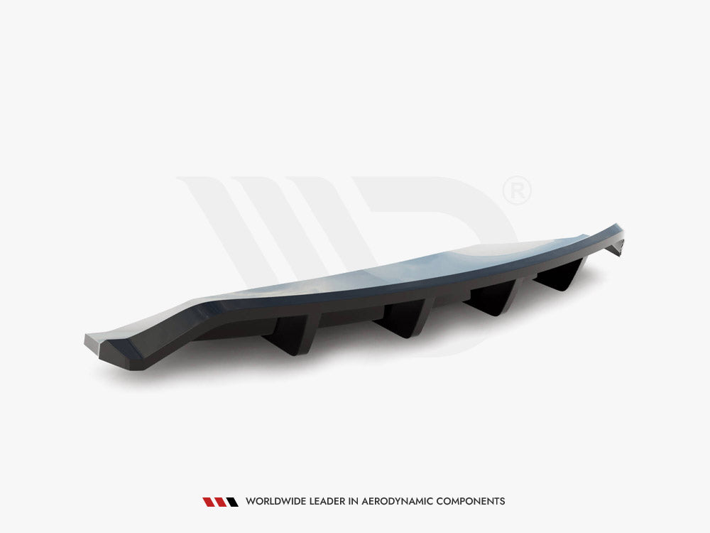 Maxton Design Central Rear Splitter (Vertical Bars) BMW Z4 M-Pack E89 Facelift