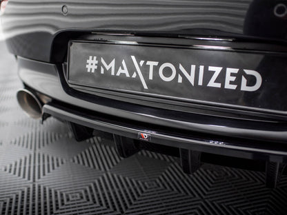 Maxton Design Central Rear Splitter (Vertical Bars) BMW Z4 M-Pack E89 Facelift