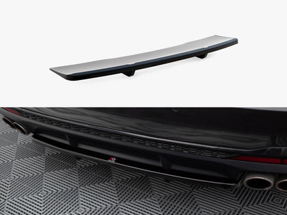 Maxton Design Central Rear Splitter (Vertical Bars) Audi S4 B9 Facelift