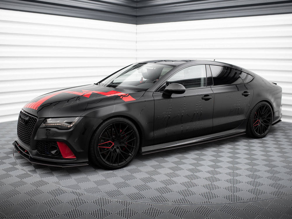 Maxton Design Street PRO Front Splitter Audi A7 RS7 Look C7