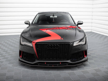 Maxton Design Street PRO Front Splitter Audi A7 RS7 Look C7