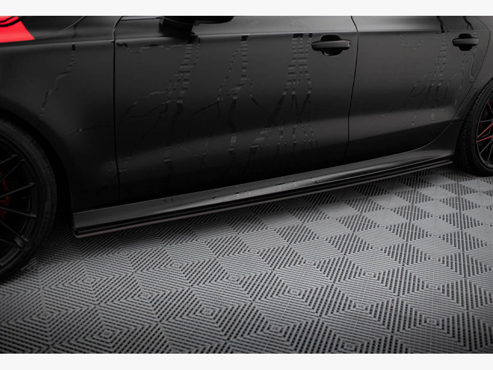 Maxton Design Street PRO Side Skirts Diffusers Audi A7 RS7 Look C7