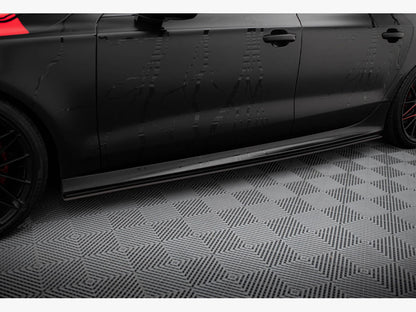 Maxton Design Street PRO Side Skirts Diffusers Audi A7 RS7 Look C7