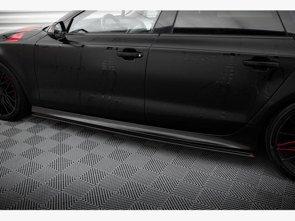 Maxton Design Street PRO Side Skirts Diffusers Audi A7 RS7 Look C7