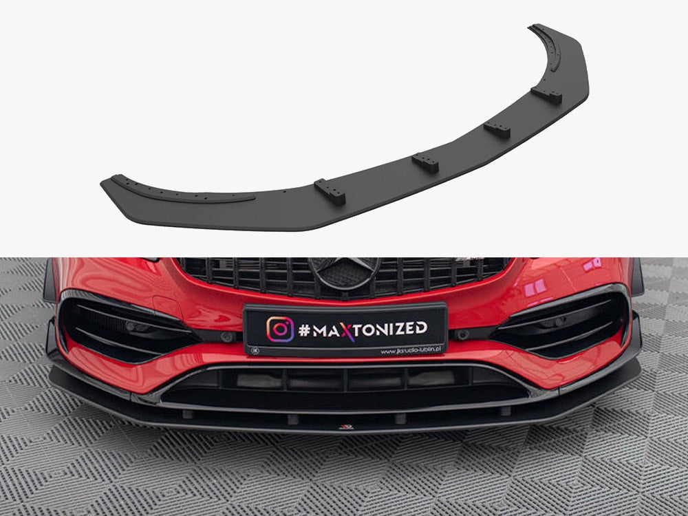 Maxton Design Street PRO Front Splitter Mercedes-Benz A 45 AMG Aero W176 Facelift