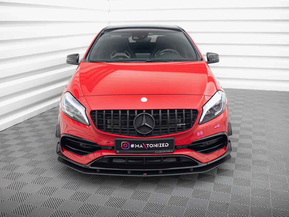Maxton Design Street PRO Front Splitter Mercedes-Benz A 45 AMG Aero W176 Facelift