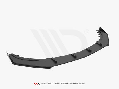 Maxton Design Street PRO Front Splitter + Flaps Mercedes-Benz A 45 AMG Aero W176 Facelift