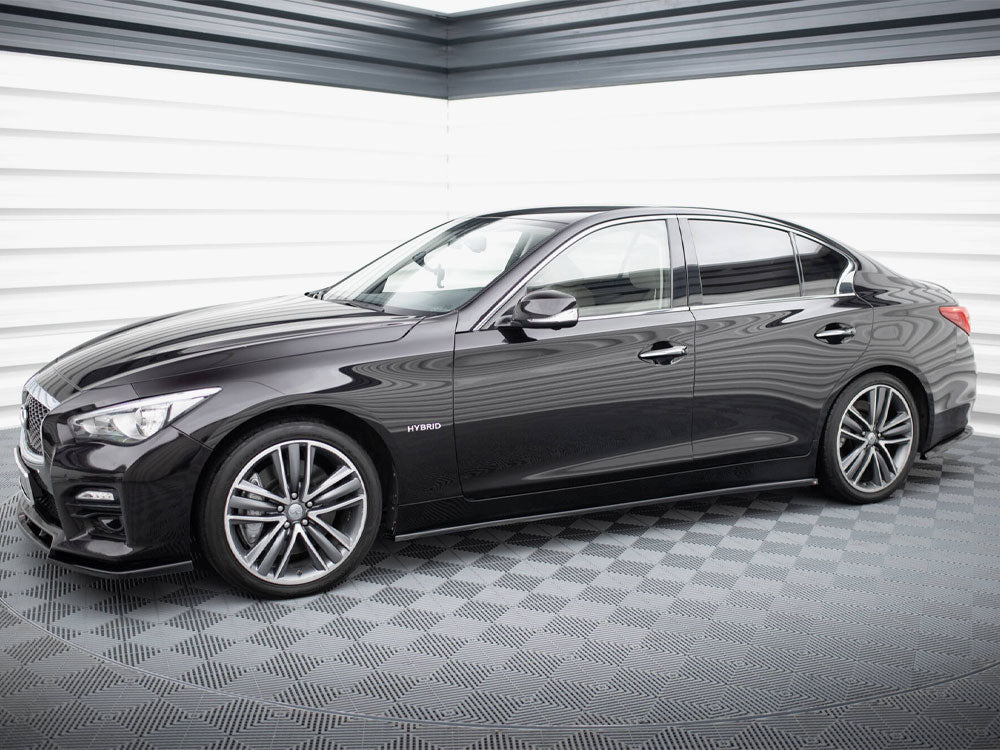 Maxton Design Side Skirts Diffusers V.2 Infiniti Q50 S Mk1