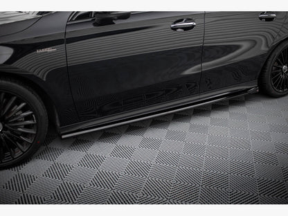 Maxton Design Side Skirt Diffusers Mercedes-AMG A35 / A AMG-Line W177 Facelift
