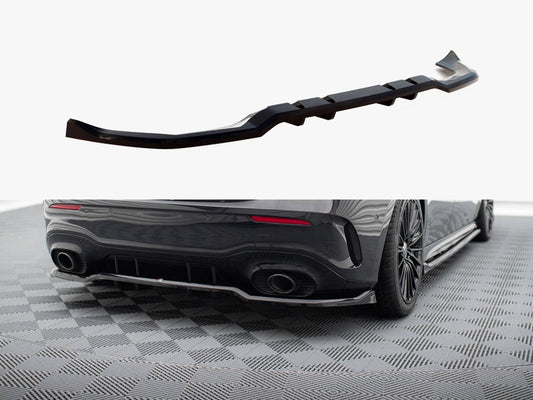 Maxton Design Rear Splitter (Vertical Bars) Mercedes-AMG A35 Hatchback W177