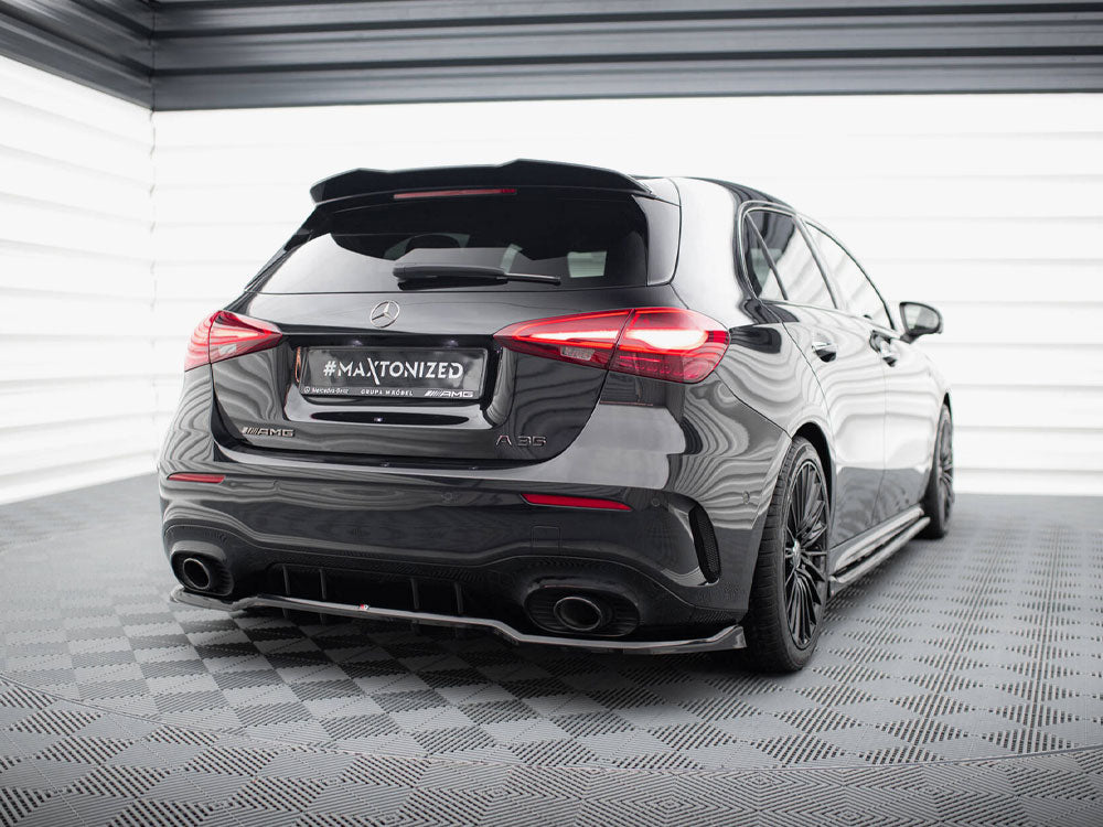 Maxton Design Rear Splitter (Vertical Bars) Mercedes-AMG A35 Hatchback W177