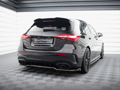 Maxton Design Rear Splitter (Vertical Bars) Mercedes-AMG A35 Hatchback W177