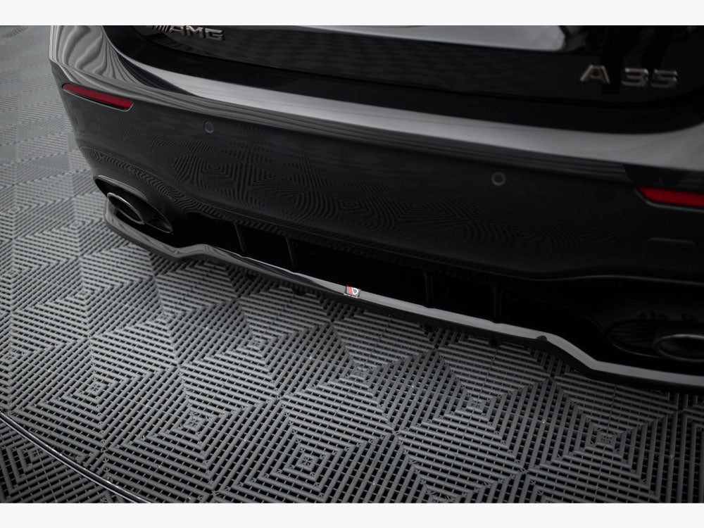 Maxton Design Rear Splitter (Vertical Bars) Mercedes-AMG A35 Hatchback W177