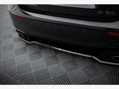 Maxton Design Rear Splitter (Vertical Bars) Mercedes-AMG A35 Hatchback W177